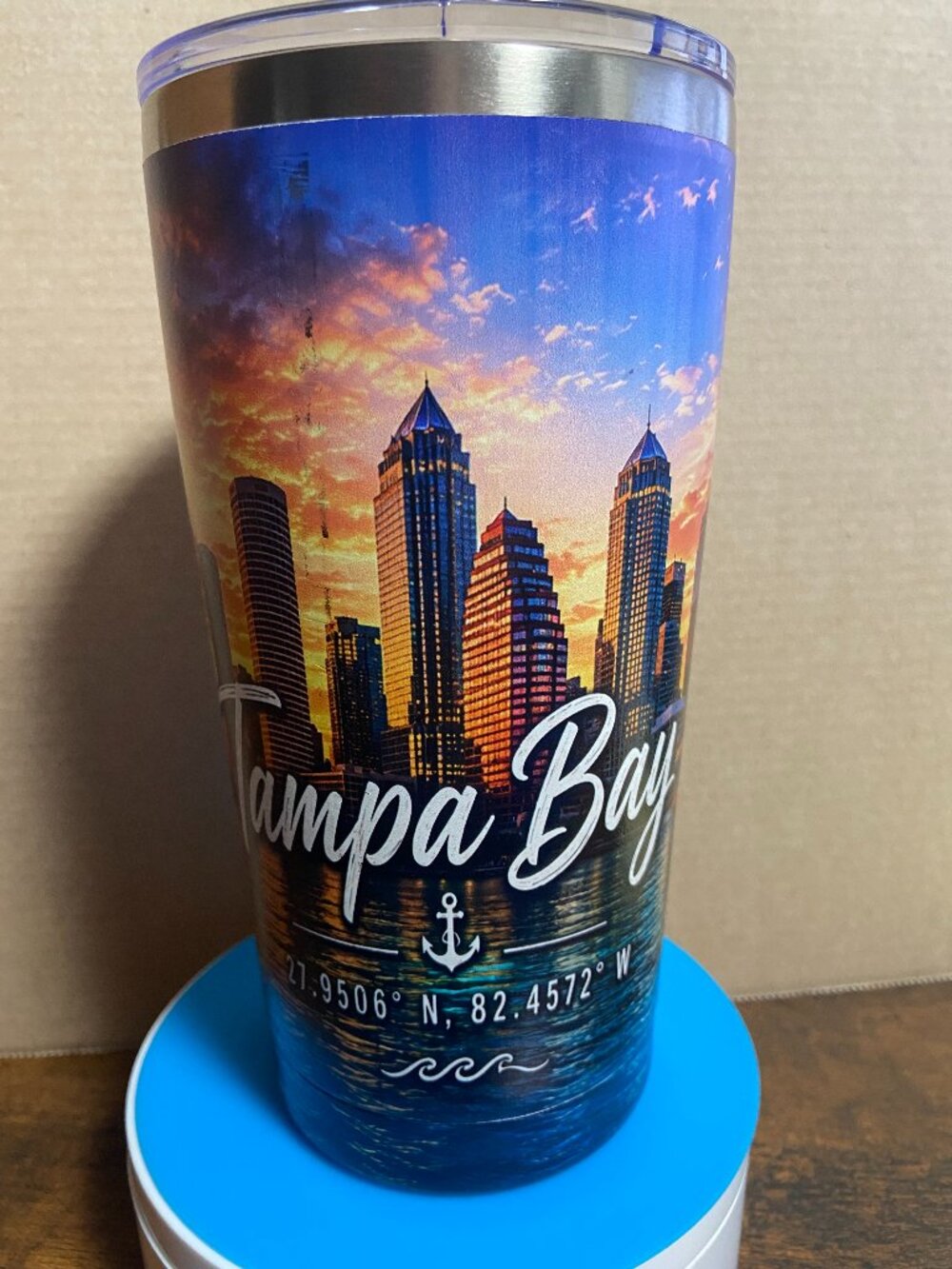 🌴 Tampa Bay Sunset Tumbler 🌴